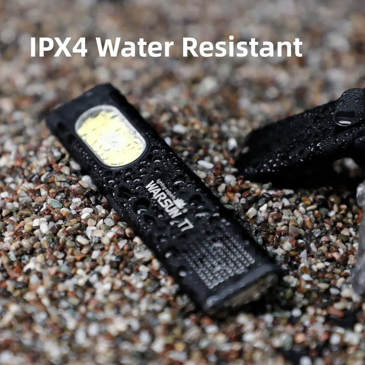 LED Keychain Flashlight 600Lm USB-C Rechargeable Mini Torch Light Portable Work Light With Magnet