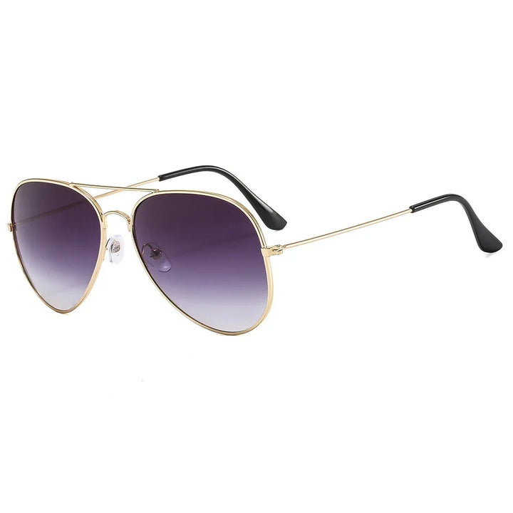 2025 Double Bridge Aviation Sunglasses for Women - UV400 Alloy Frame Mirror Glasses