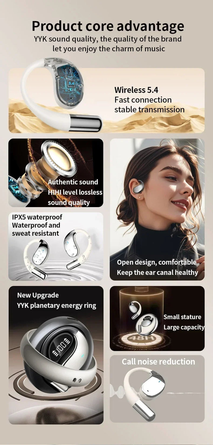 AI Voice Translator Earbuds Mini Wireless Stereo Travel