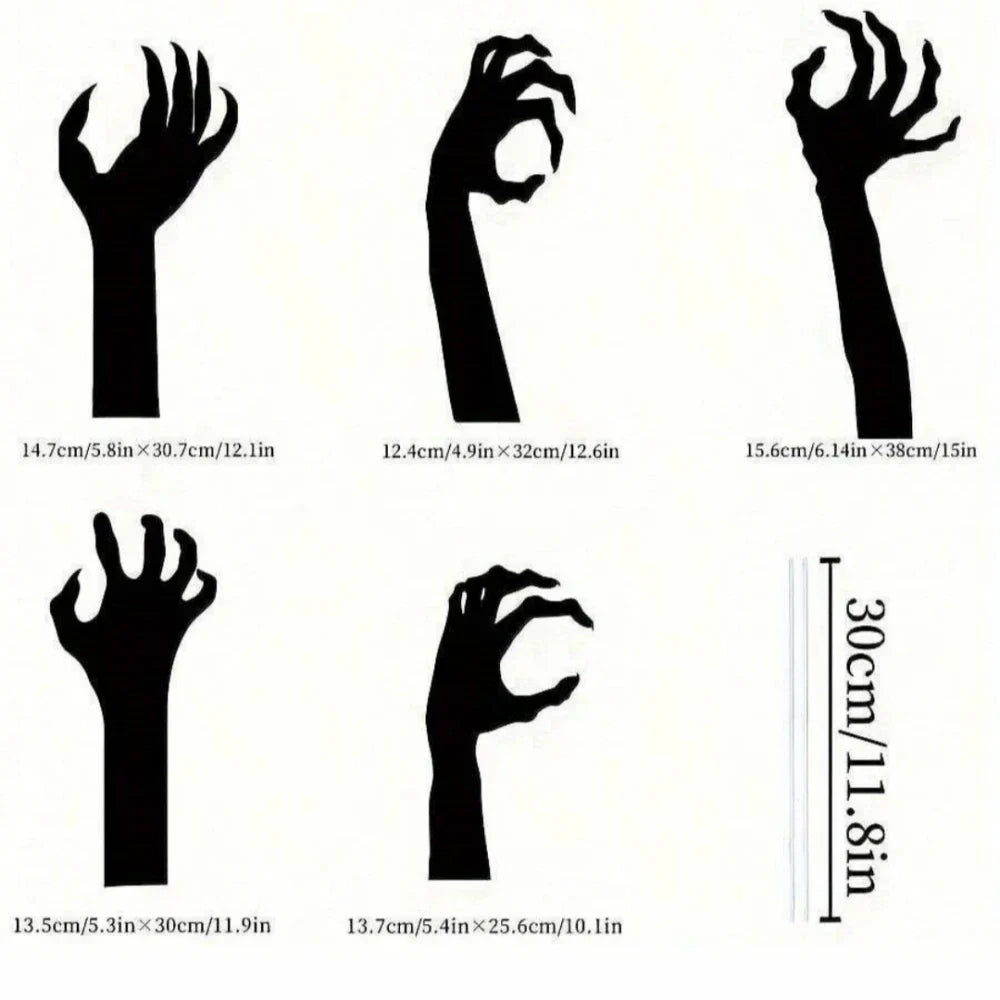 Halloween Skeleton Hands Ground Stakes Decor Fall 2025