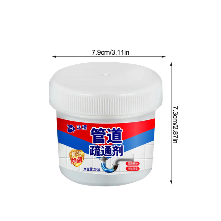 Drain Cleaner Powder 260g Eco Friendly Kitchen Drain Unblocker With Deodorizing Action Spring Cleaning 2026