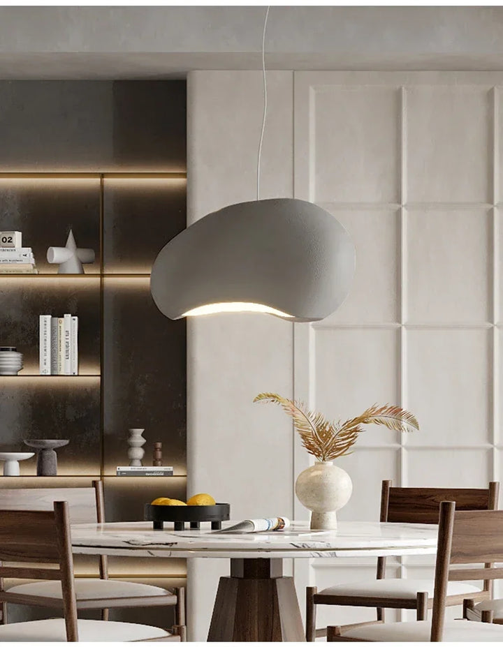 Japandi Pendant Ceiling Lamps Nordic Wabi Sabi LED Dining Room