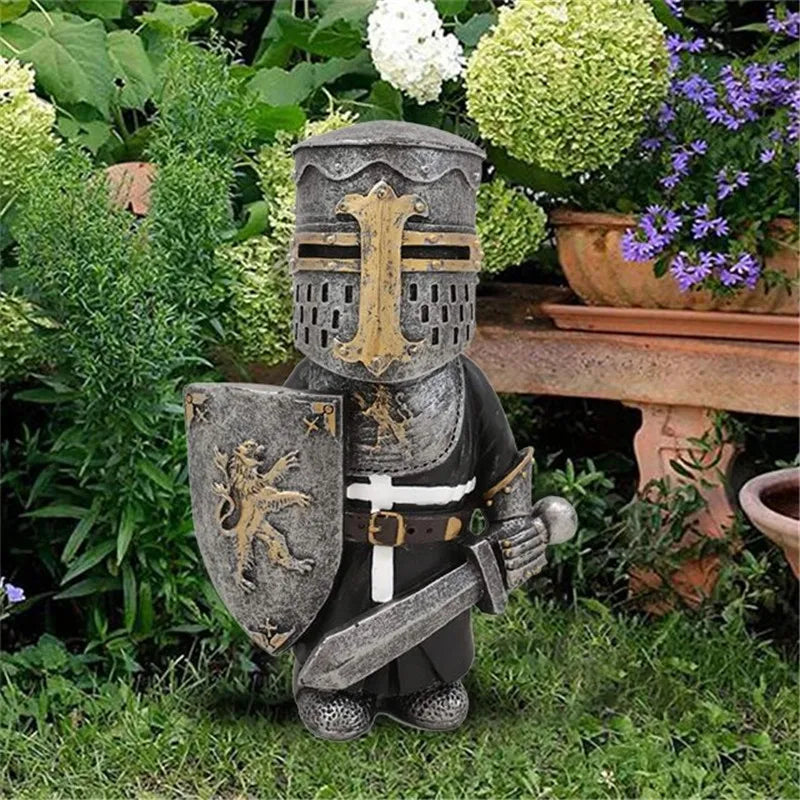 Knight Garden Statue Set Medieval Garden Decor Gnomes Collection Autumn 2026 Trend