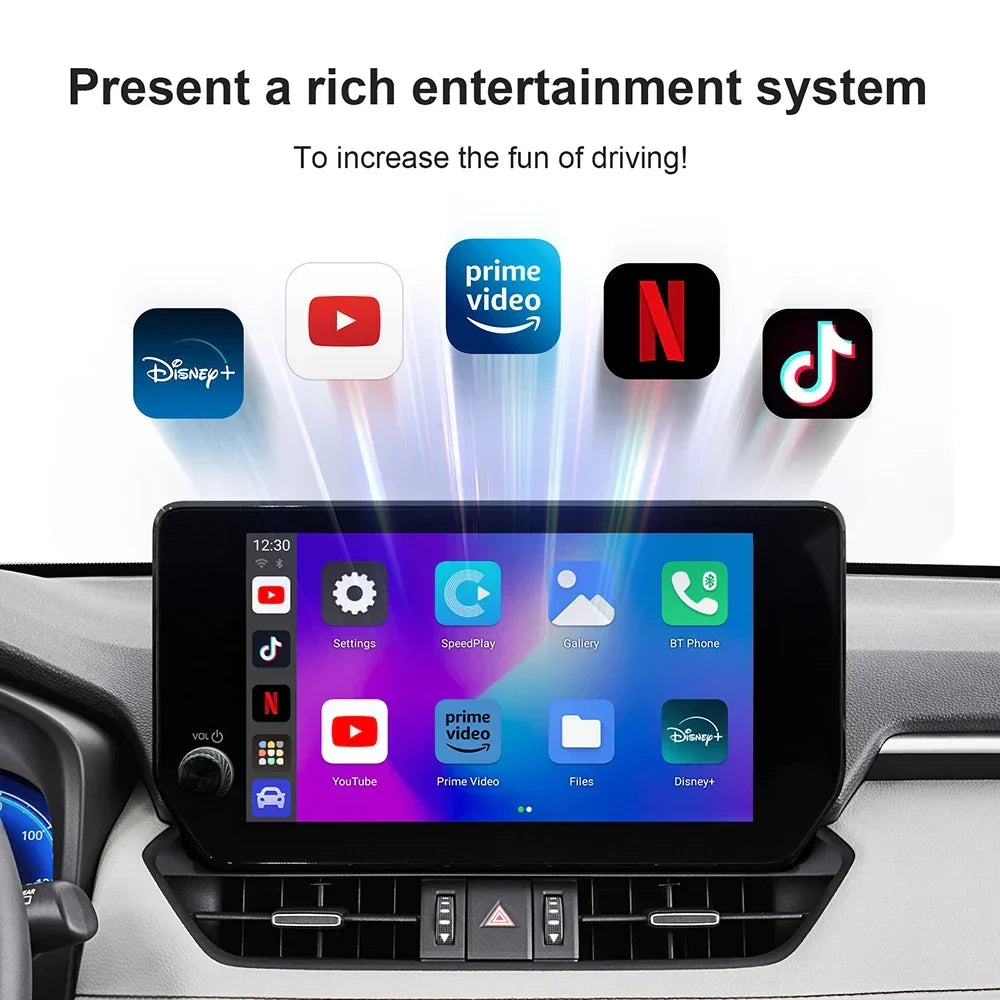 CarPlay AI Box Wireless CarPlay Android Auto Smart TV Box Fall 2025 Netflix YouTube In Car