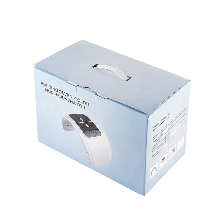 7-colour LED Photon Face Mask &amp; Nano Spray Machine - Skin Rejuvenation Anti-Aging Home Therapy