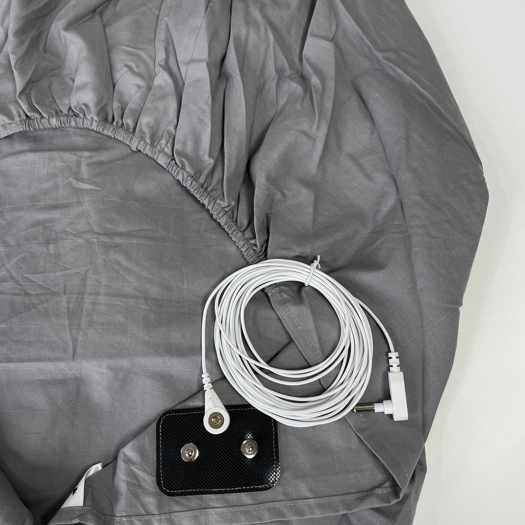 Earthing Fitted Sheet Ten Percent Silver Fiber Grounding