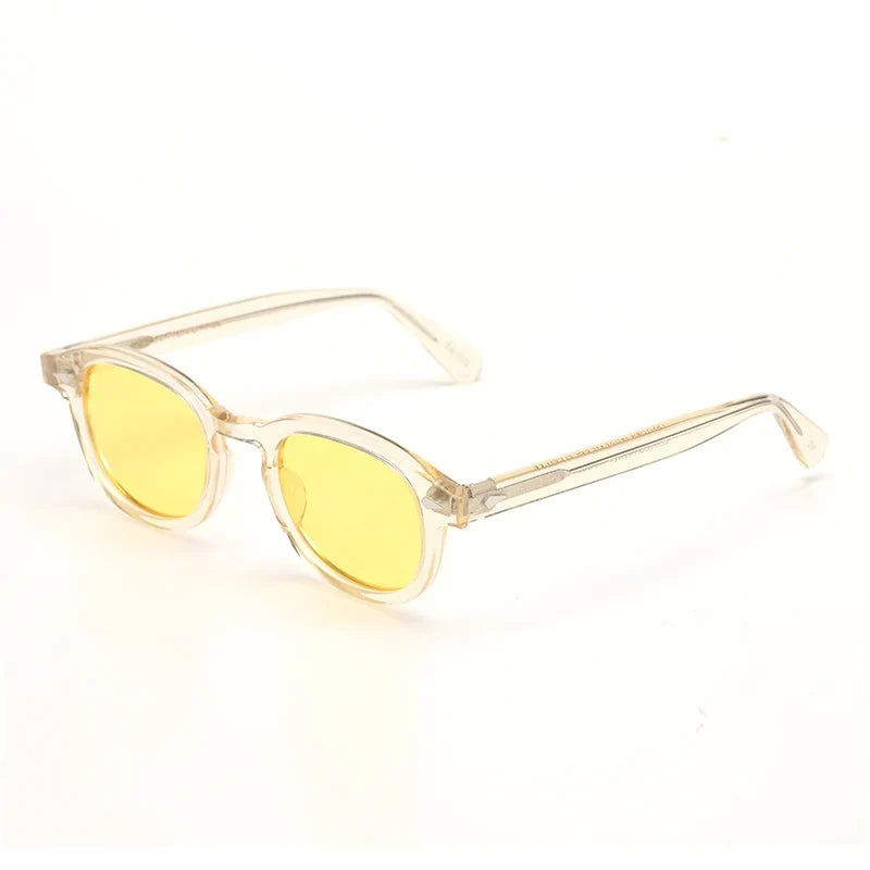 Polarized Sunglasses Vintage Round Acetate Frame Summer 2026 Driving Glare Reduction Gift Idea