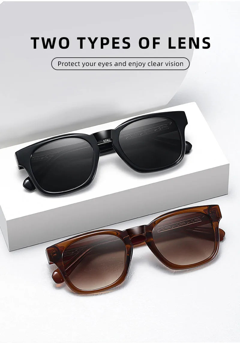 Retro square unisex sunglasses – UV400 gradient lenses, vintage style, travel and beach