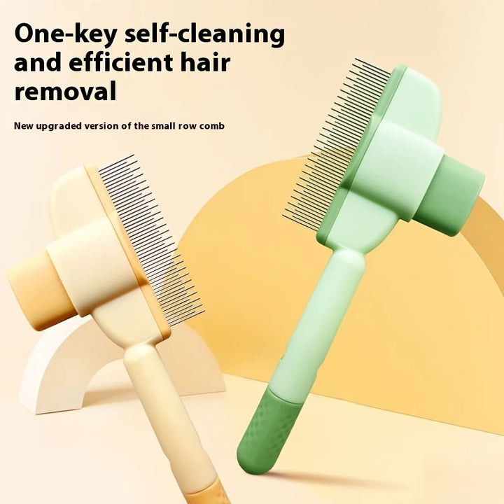 Dog Hair Remover Brush for Long Hair Pets - Grooming and Care Comb for Dogs and Cats, Bath Brush for Easy Hair Cleaning