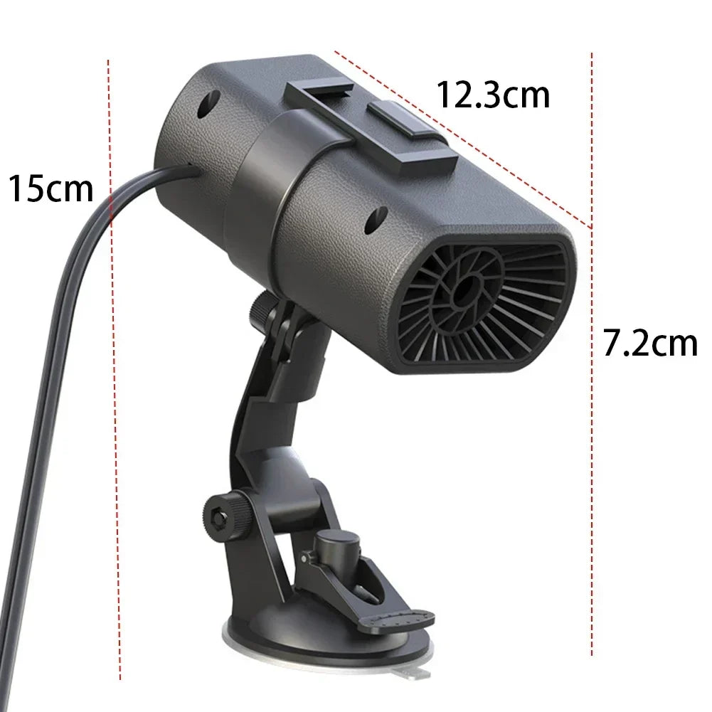Car Heater Demister With Strong Suction Cup Defogger For Clear Windshield In Winter 2025