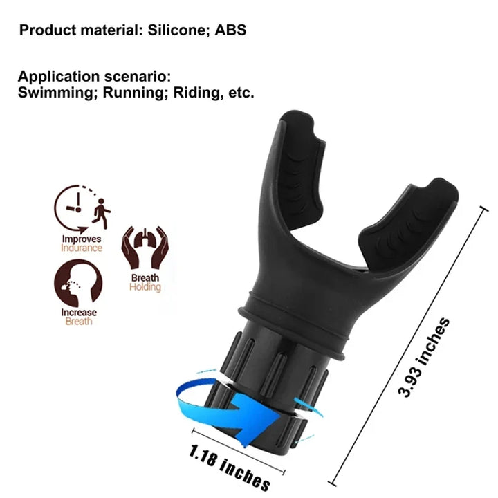 Adjustable Breathing Trainer - Fitness Equipment for Lung Capacity Improvement &amp; Endurance