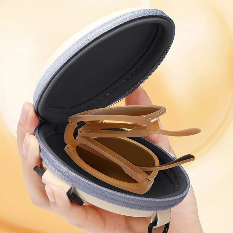 Clip On Sunglasses Foldable Oversized Square Flip Up UV400 Polarized Sunglasses Summer 2026 Trend Gift