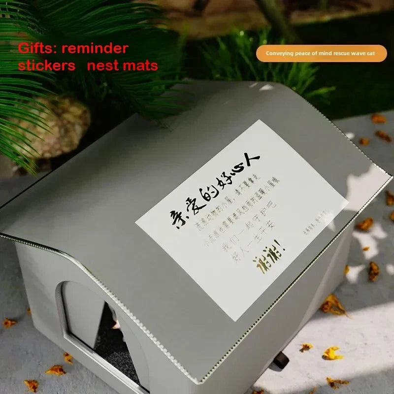 Pet House Waterproof Outdoor Shelter For Small Dogs And Cats Foldable Winter 2026 Warm Cave Bed Washable
