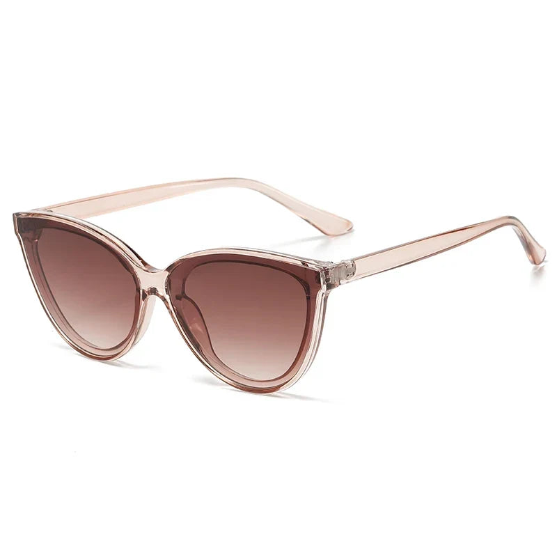 Cat Eye Sunglasses Large Frame Retro Minimalist Gradient UV400 Summer 2026 Fashion Gift Idea