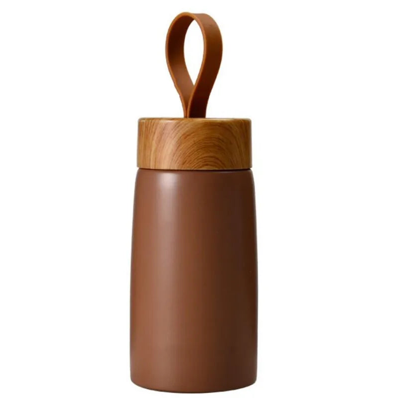 260ml Insulated Coffee Mug - 304 Stainless Steel Travel Tumbler, Portable Thermal Flask for Hot Drinks, Mini Water Bottle