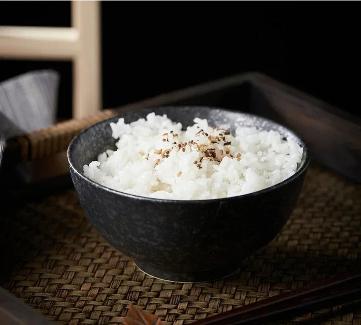 Ceramic 4.5 Inch Japanese Rice Bowl Retro Home Tableware