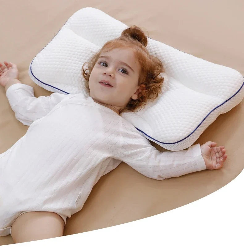 Baby Neck Support Pillow – All-Season Cotton Sleeping Pillow for Toddlers &amp; Kindergarten Kids