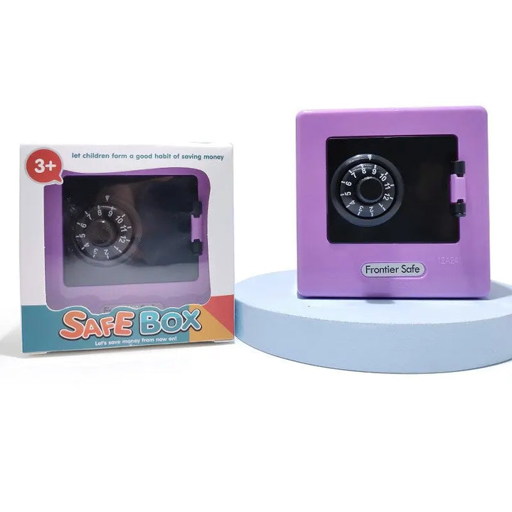 Mini Bank Money Box Retro ATM - Automated Cash Saving Box, Secure Rotating Password, Perfect Christmas Gift