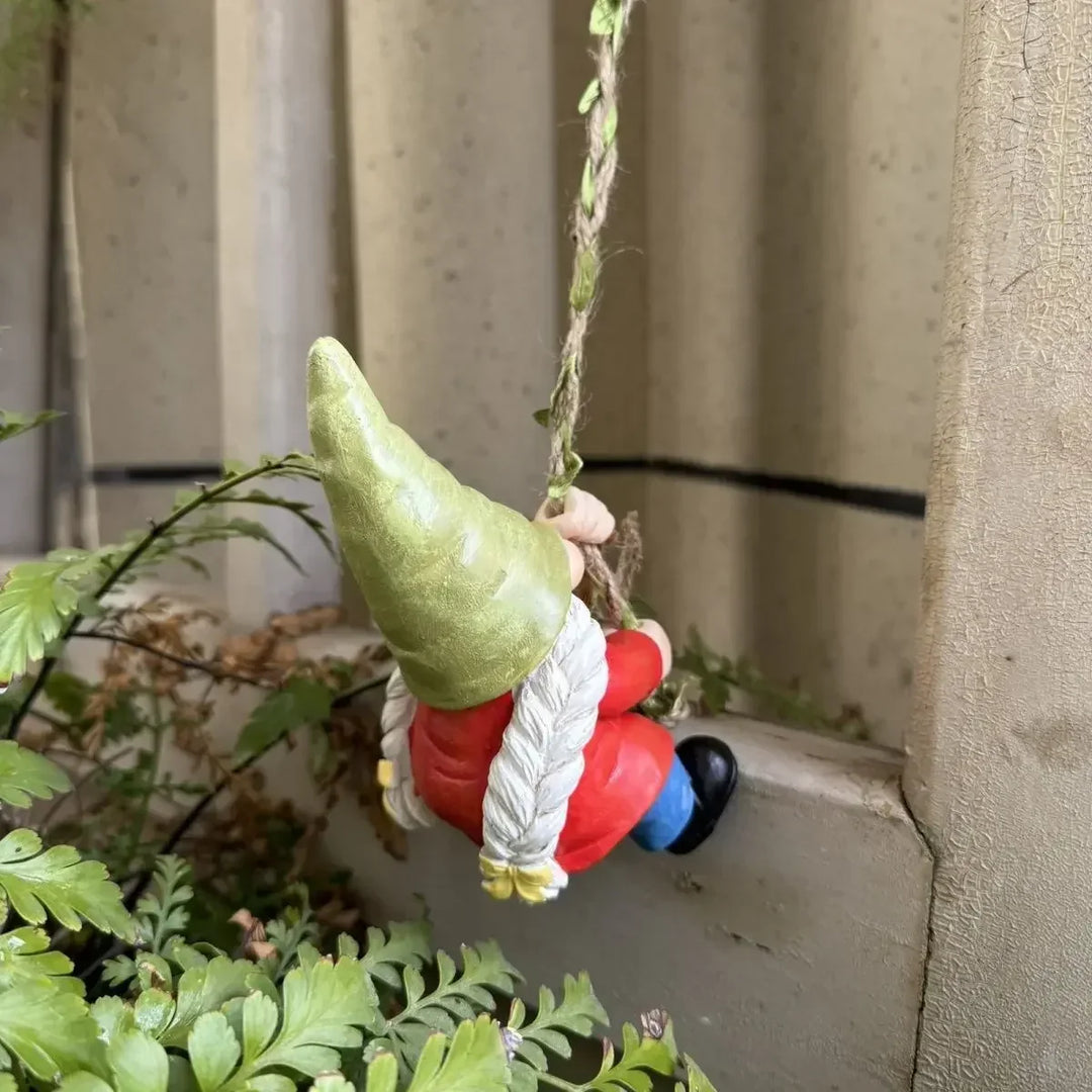 Resin Gnome Pendant Hanging Decor For Pots And Gardens Cute Outdoor Garden Ornament Gift Idea Fall 2026