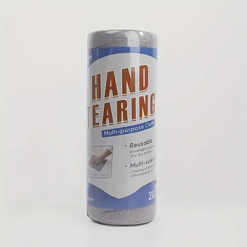 Absorbent Household Cleaning Towel Roll - Versatile Dishwashing &amp; Car Washing Cloth