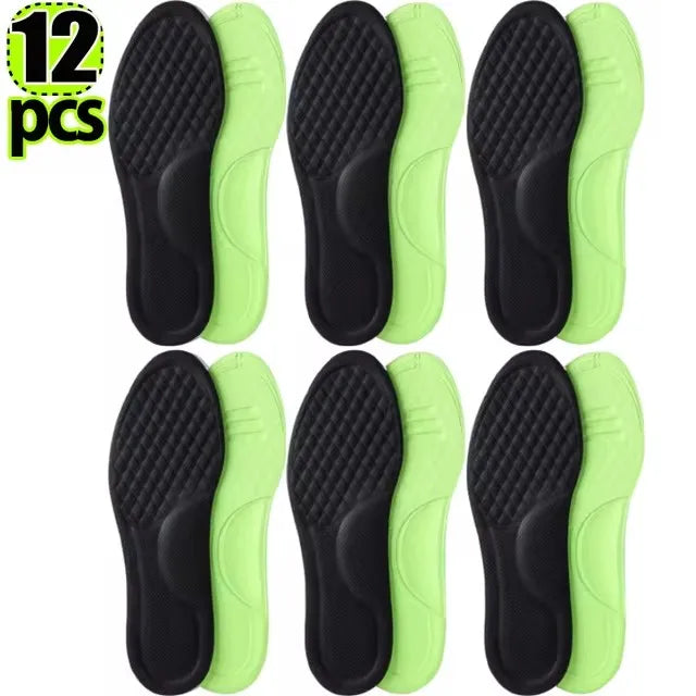 Memory Foam Orthopedic Insoles 12 Pack Antibacterial Plantar Fascia Insole
