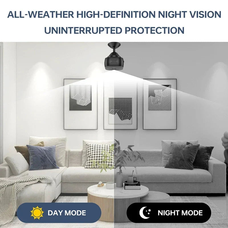 Mini HD Security Camera WiFi Remote Monitor 1080P Night Vision Motion Detection Smart Home Fall 2025 Gift
