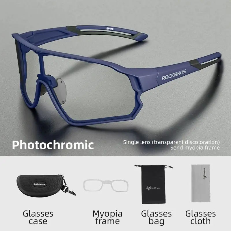 Photochromic Cycling Glasses Lightweight MTB Road Sunglasses With UV400 Protection Summer 2026 Trend