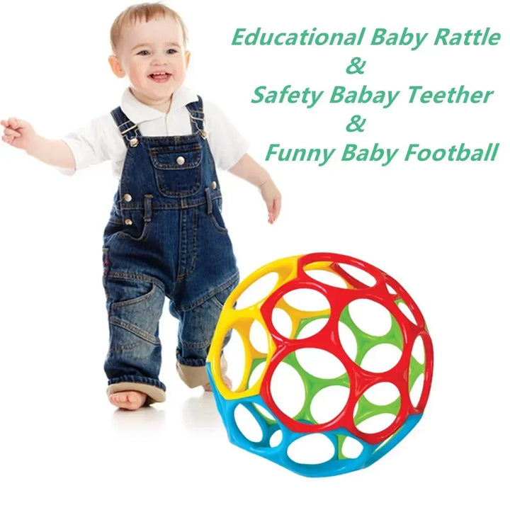 Baby Rattle Teether Ball Newborn Sensory Toys Soft Safe