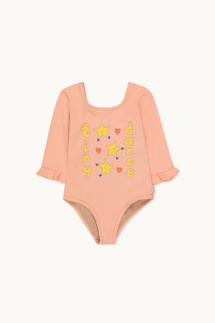 Lightweight unisex one-piece swimsuit - casual cut, nylon, beach &amp; pool wear for kids