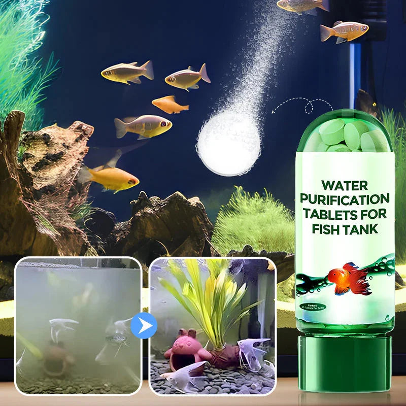 Aquarium Water Purification Tablets – Fast-Acting Fish Tank Clarifier Eco-Friendly 2026