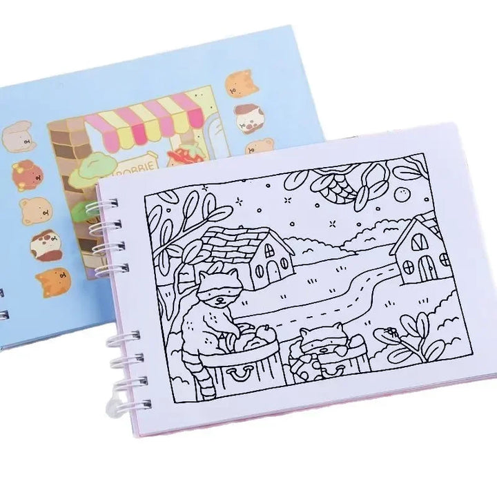 colouring Book For Adults And Teens Educational Doodle Journal Back To School 2025 Gift Idea