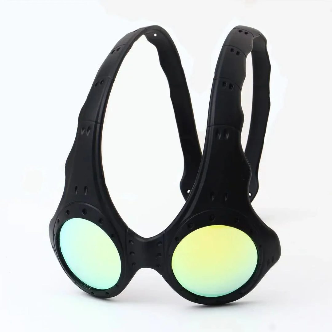 Sunglasses Metal Frame Oversized Round Lens Eyewear For Outdoor Cycling TikTok Viral Retro 2026