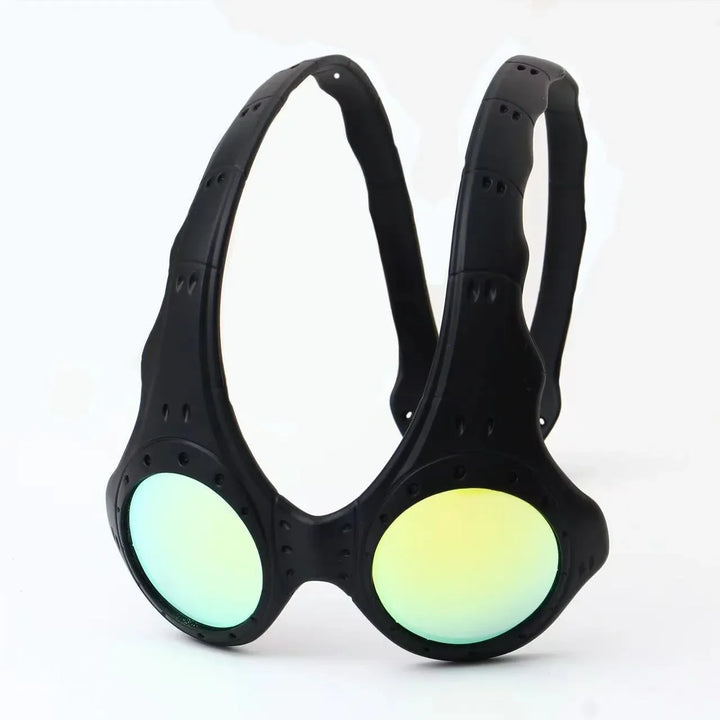 Sunglasses Metal Frame Oversized Round Lens Eyewear For Outdoor Cycling TikTok Viral Retro 2026