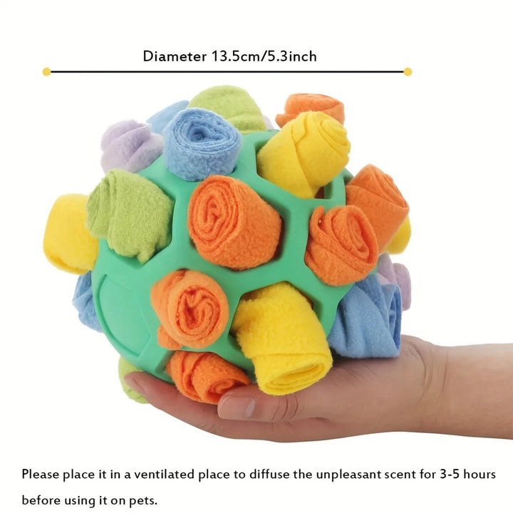 Dog Snuffle Ball Toy – Bite Resistant Rubber Interactive Nose Work Foraging Enrichment Toy for Dogs 2026