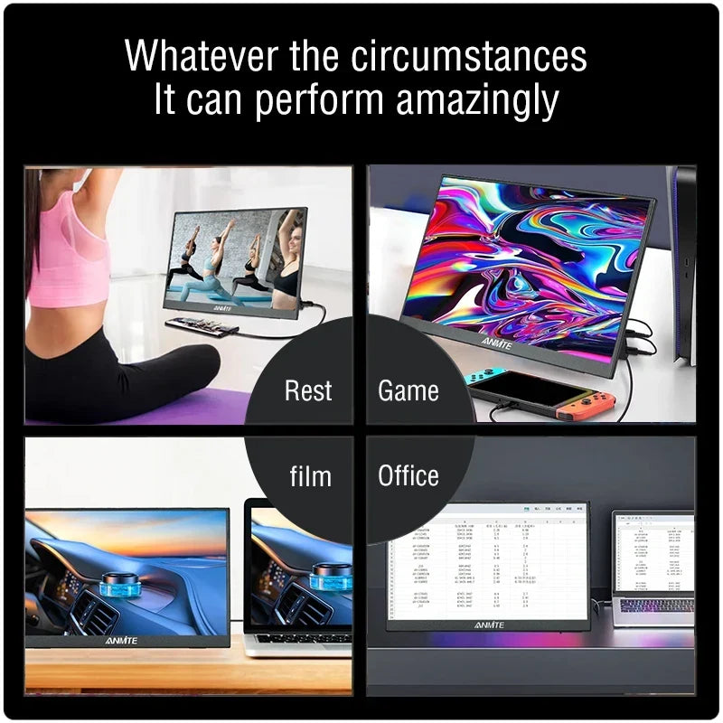 16 Inch Portable Touch Monitor 1920x1200 HDR10 Low Blue