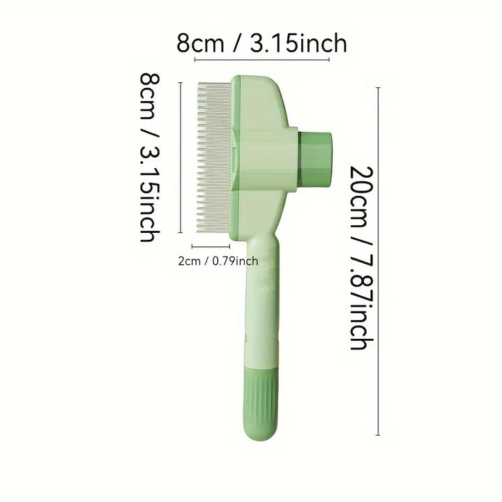 Dog Hair Remover Brush for Long Hair Pets - Grooming and Care Comb for Dogs and Cats, Bath Brush for Easy Hair Cleaning