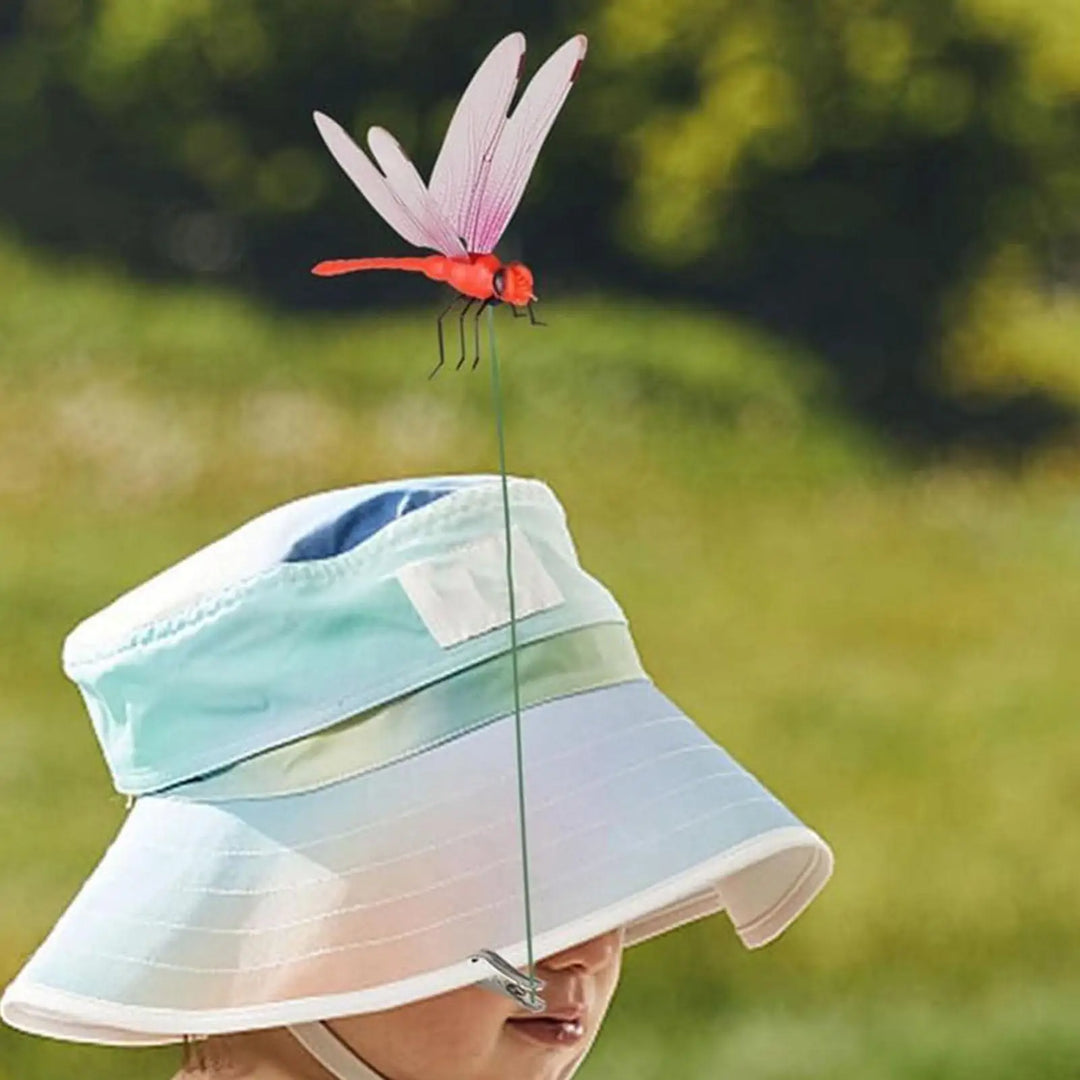 Dragonfly Clips 12-Pack – Realistic Hat Clip Bug Deterrents for Garden Decor, Summer 2026 Trend