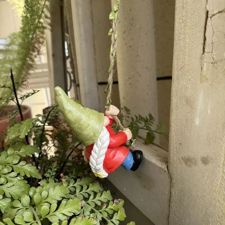 Resin Gnome Pendant Hanging Decor For Pots And Gardens Cute Outdoor Garden Ornament Gift Idea Fall 2026