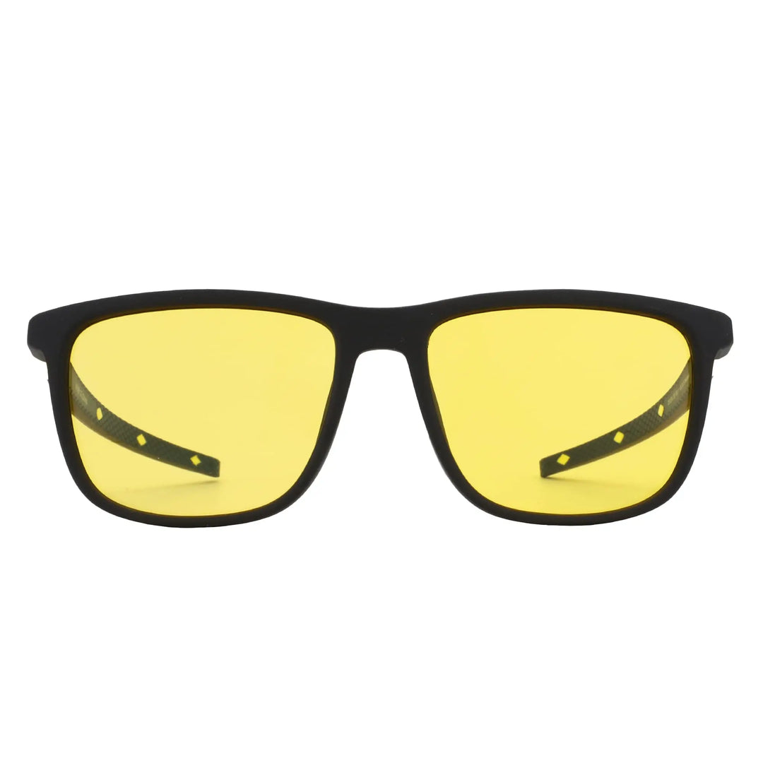 Polarized Sunglasses Square Frame Night Vision Driving Outdoor Sports Lightweight Comfort 100 Percent UV Fall 2025