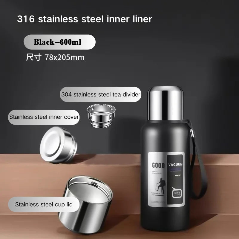 Insulated Water Bottle Stainless Steel Thermos Travel Mug For Outdoors Eco Friendly Gift 2026 Summer