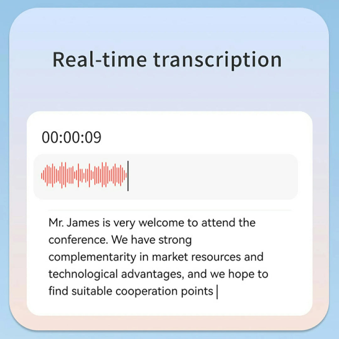 AI Voice Recorder with Transcription and Summarization - 135-Language Smart Notetaker for Meetings 2026