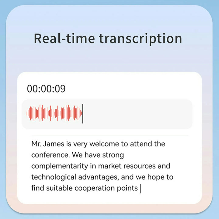 AI Voice Recorder with Transcription and Summarization - 135-Language Smart Notetaker for Meetings 2026