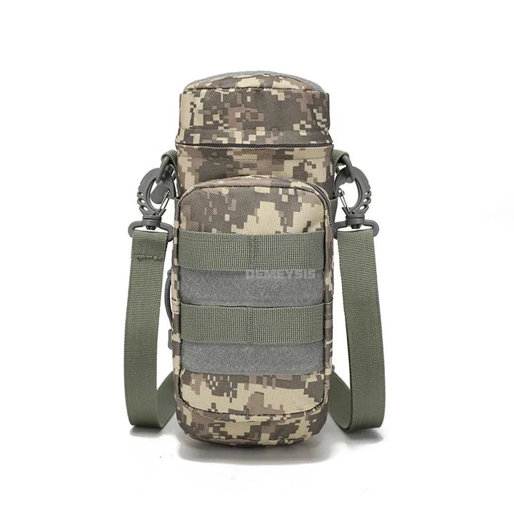 Water Bottle Pouch Waist Bag Tactical MOLLE 1L Capacity Hiking Camping Fall 2025
