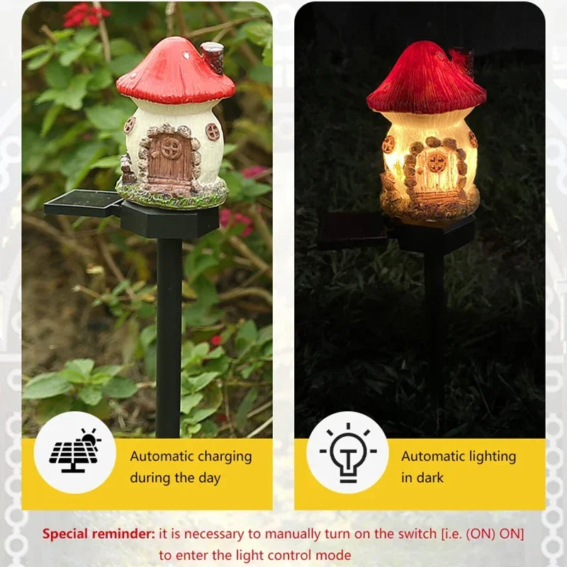Solar Fairy Lights House Shaped Lawn Lamp Outdoor Waterproof LED Garden Decor Fall 2026 Gift Idea