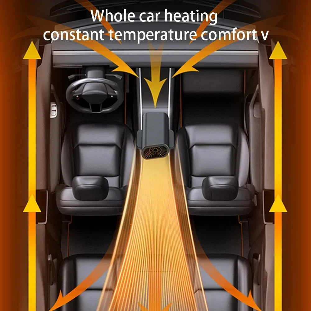 Car Heater Demister With Strong Suction Cup Defogger For Clear Windshield In Winter 2025