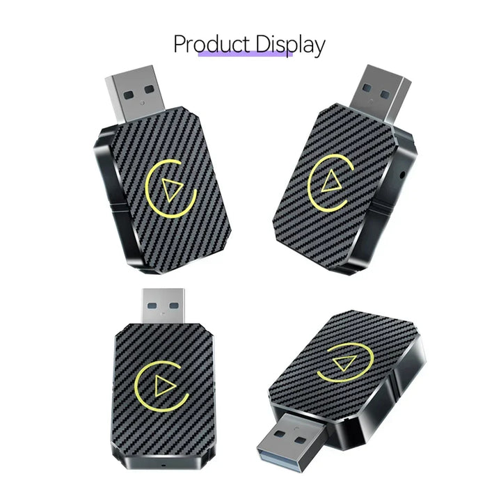 Wireless CarPlay Adapter 2 in 1 Car Multimedia Bridge 5GHz WiFi Type-C USB Plug and Play Fall 2025 Gift