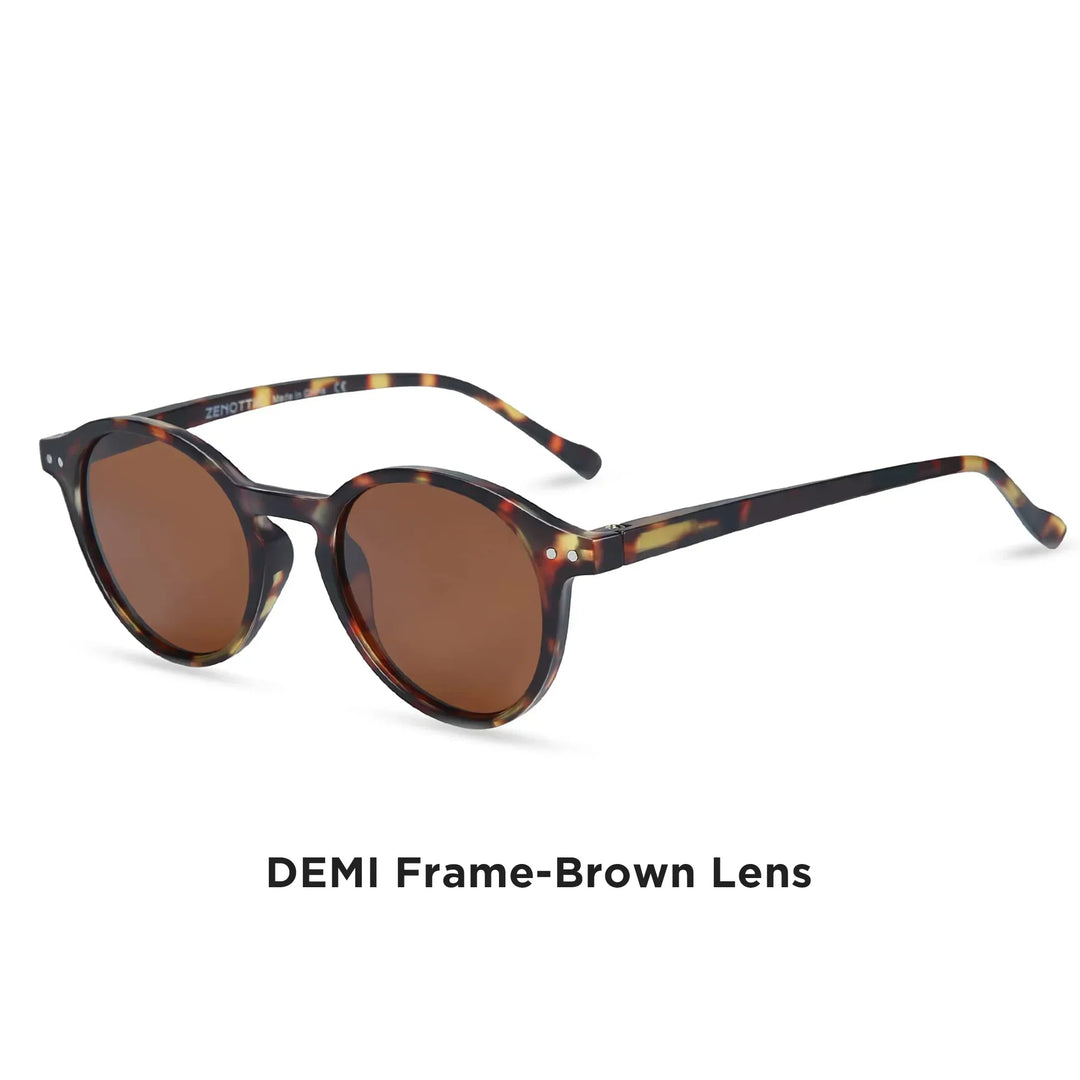 Polarized Sunglasses Round Retro Unisex Eyewear Summer 2026 Trend UV400 Protection
