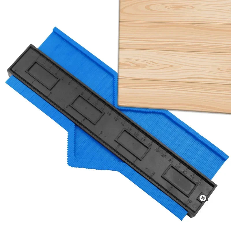 Contour Gauge Duplicator - Plastic Profile Measuring Tool for Home DIY Projects, 10 inch