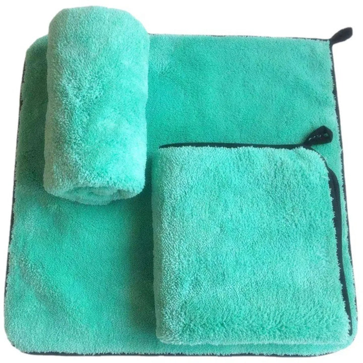 Microfiber Car Towel 38x38cm Deluxe Coral Fleece Ultra Absorbent Drying Cloth for Car Detailing TikTok Viral Fall 2025