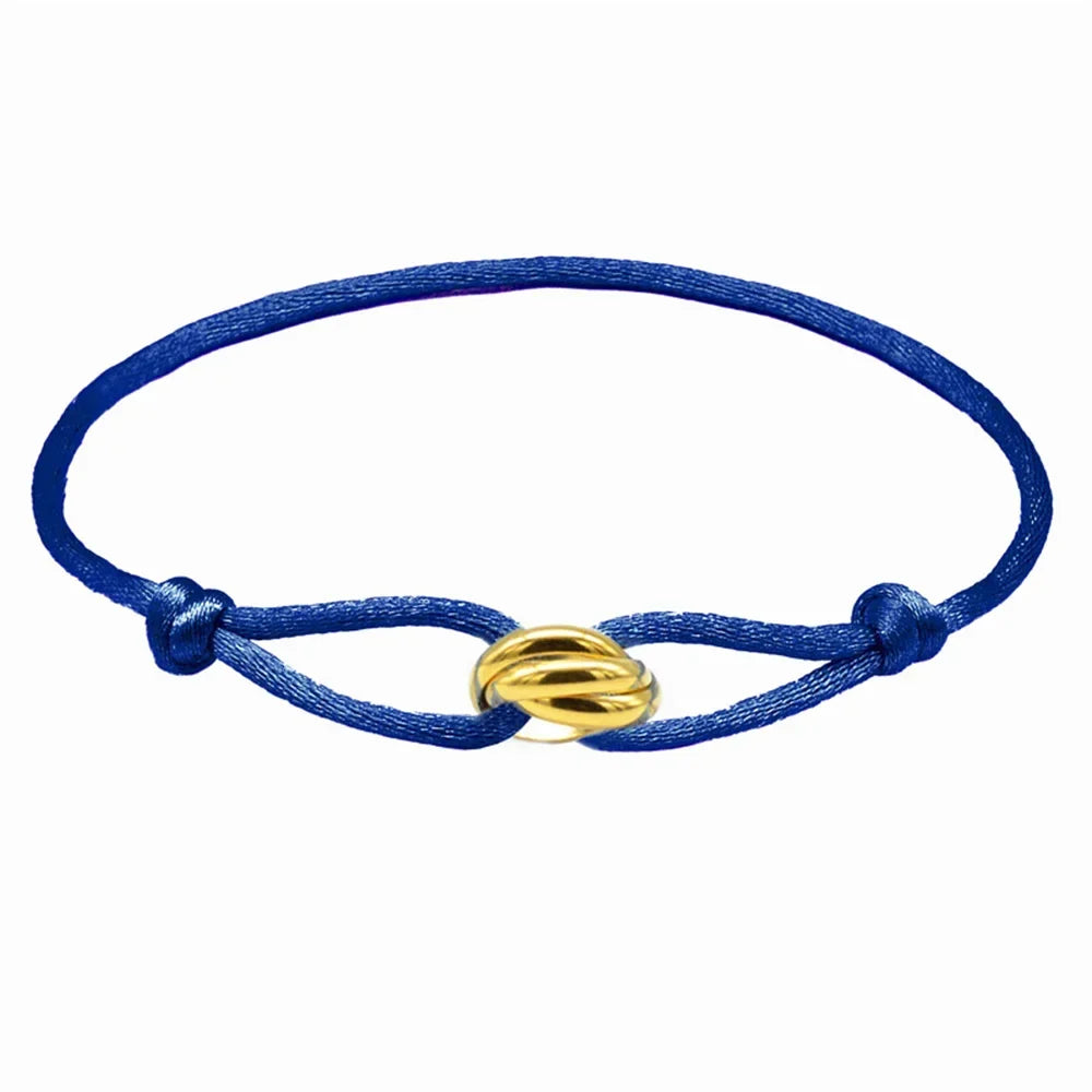 Bracelet Rope Chain Wrap Bracelet Adjustable Unisex jewelry 3 Metal Buckle Fall 2026 Trend Gift